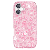 Pink Christmas Glitter iPhone Case