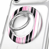 Pretty Punk Stripes Glitter MagSafe Grip Ring