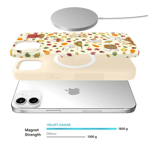 Snoopy Autumn Leaves iPhone Case
