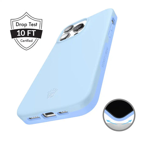 Cotton Candy Blue iPhone Case