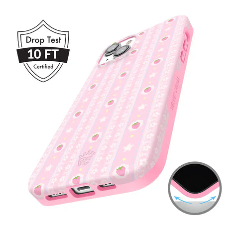 Strawberry Macaron iPhone Case