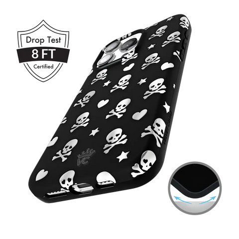 Chrome Skulls iPhone Case