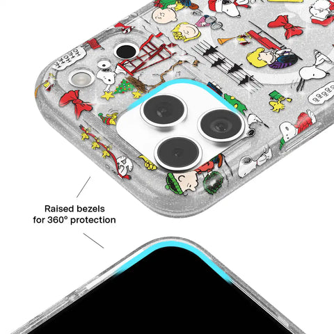 Snoopy Christmas Glitter iPhone Case