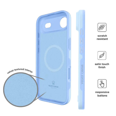 Cotton Candy Blue iPhone Case