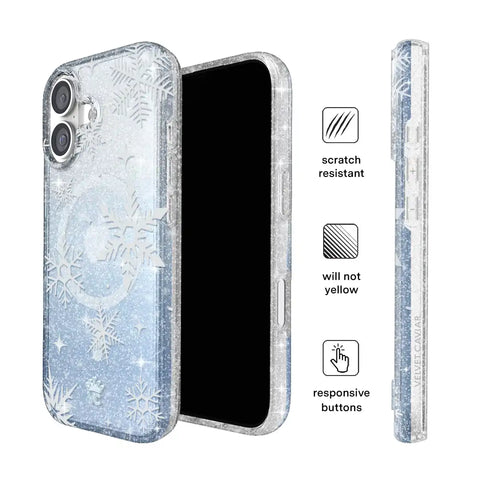 Snow Angel Glitter iPhone Case