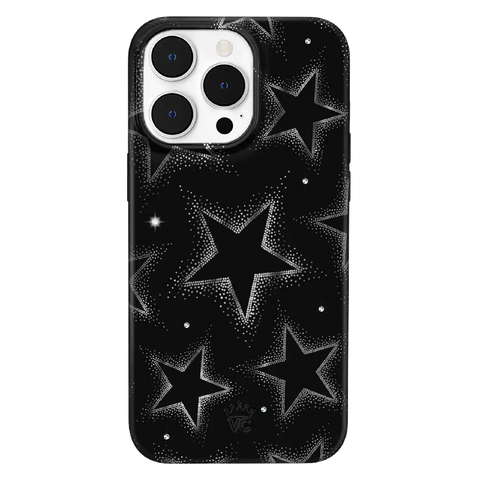 Crystal Chrome Stars iPhone Case
