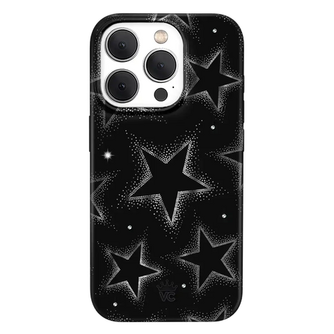 Crystal Chrome Stars iPhone Case