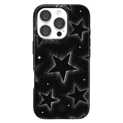 Crystal Chrome Stars iPhone Case