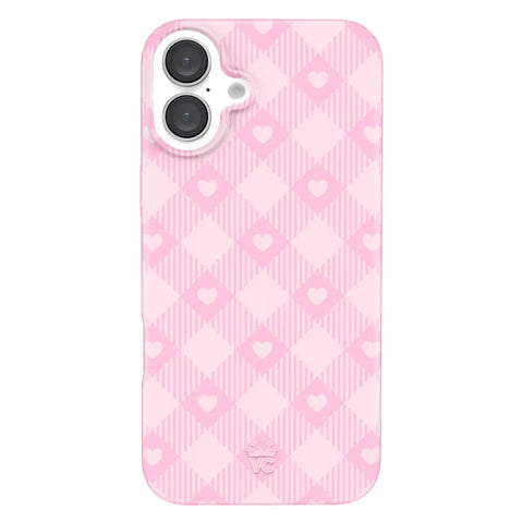 Dolly Pink Gingham iPhone Case