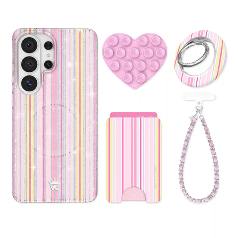 Sunkissed Stripes Glitter Samsung Bundle Set