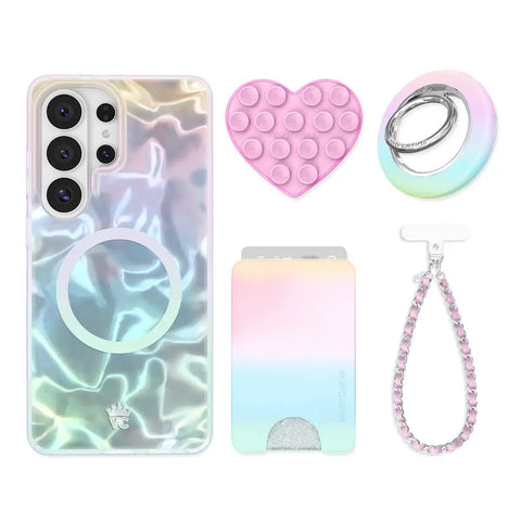 White Opal Holo Samsung Bundle
