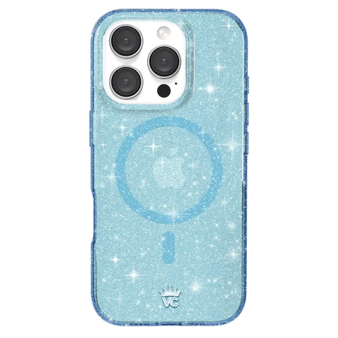 Blue Stardust Glitter iPhone Case