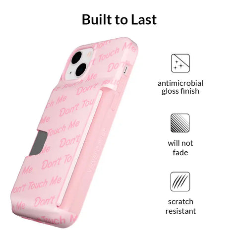 Don't Touch Me iPhone Wallet Case