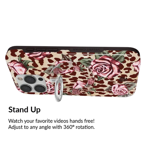 Rosy Leopard MagSafe Grip Ring