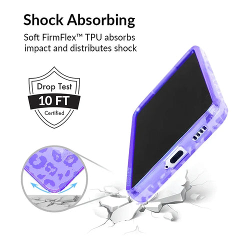 Electric Purple Leopard Samsung Case