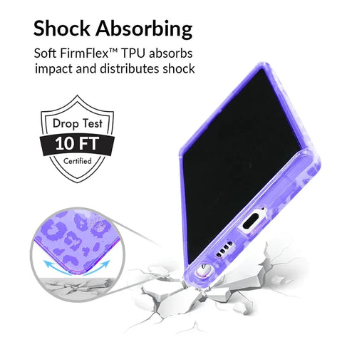 Electric Purple Leopard Samsung Case