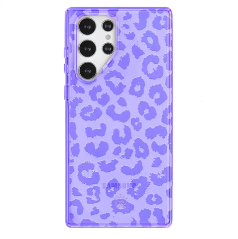 Electric Purple Leopard Samsung Case