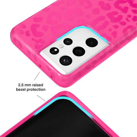 Even Hotter Pink Leopard Samsung Case
