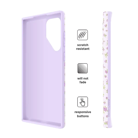 Dainty Lilac Floral Samsung Case