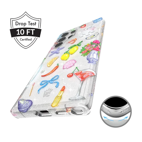 Dolce Vita Glitter Samsung Case