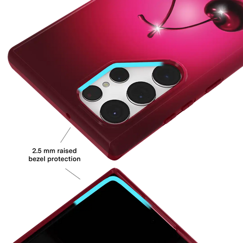 Black Cherry Crystal Samsung Case