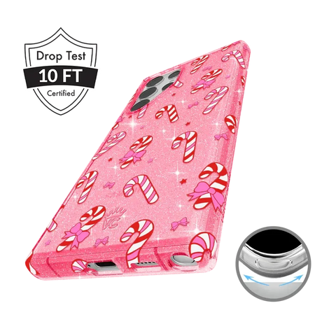 Pink Peppermint Princess Samsung Case