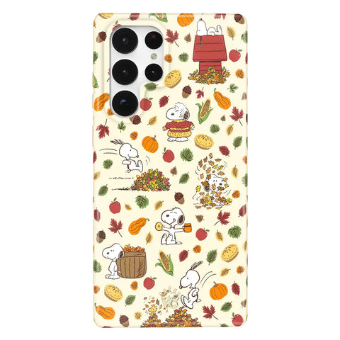 Snoopy Autumn Leaves Samsung Case