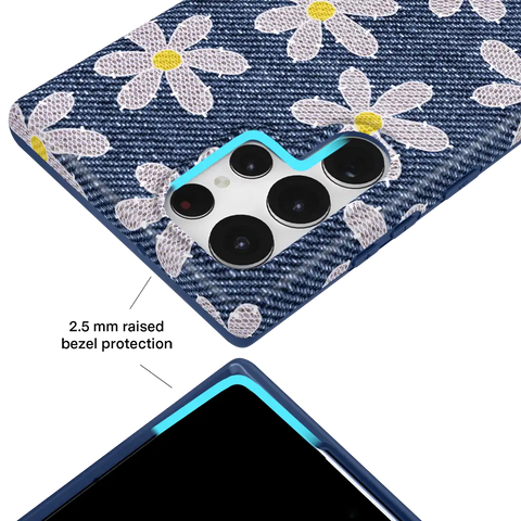 Denim Daisy Samsung Case