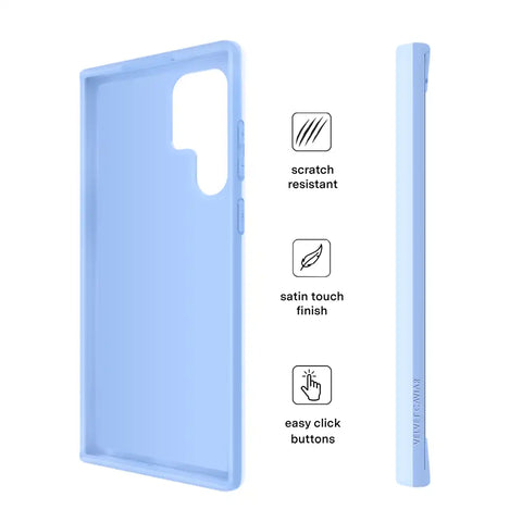 Cotton Candy Blue Samsung Case