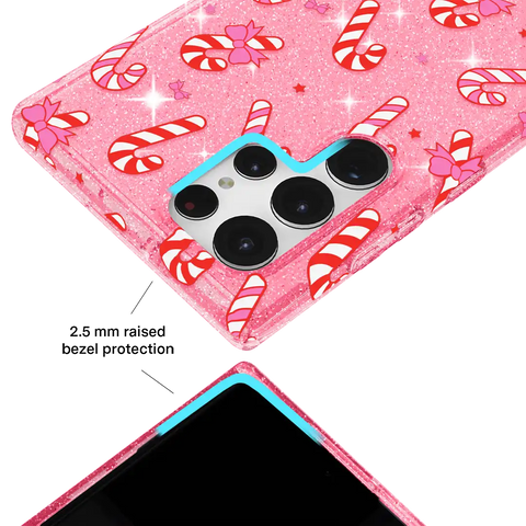 Pink Peppermint Princess Samsung Case