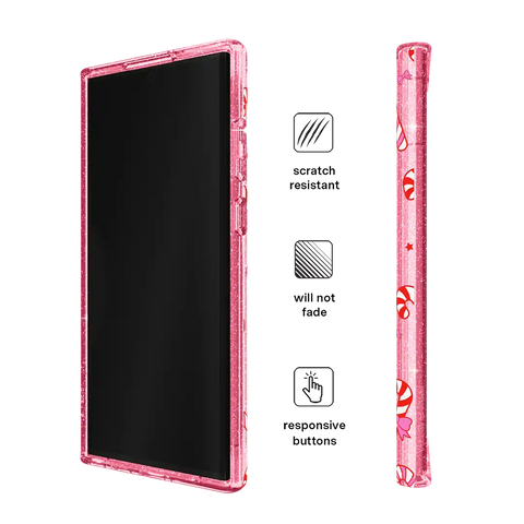 Pink Peppermint Princess Samsung Case