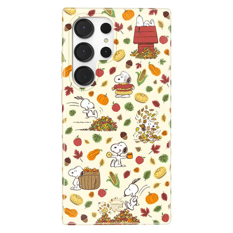 Snoopy Autumn Leaves Samsung Case