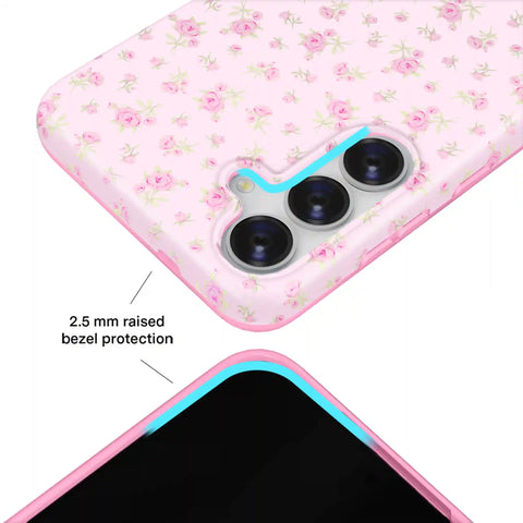 Dainty Pink Floral Samsung Case