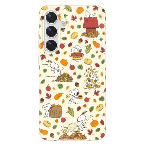 Snoopy Autumn Leaves Samsung Case