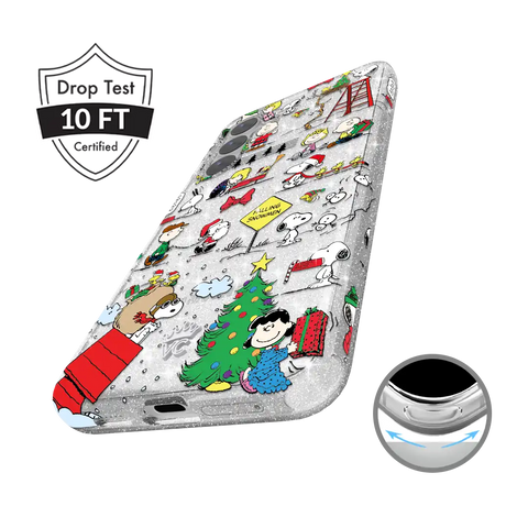 Snoopy Christmas Glitter Samsung Case