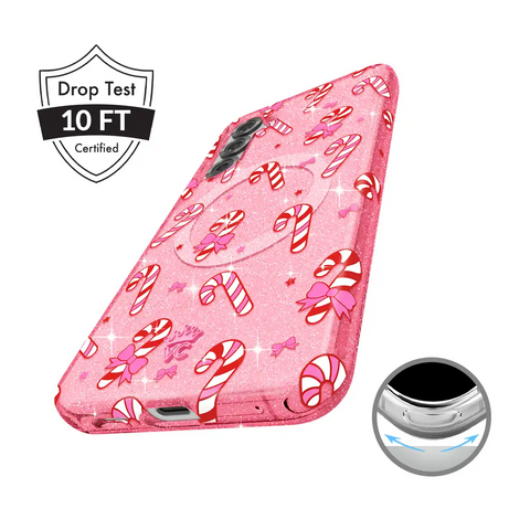 Pink Peppermint Princess Samsung Case