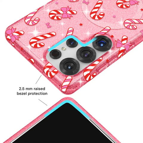 Pink Peppermint Princess Samsung Case