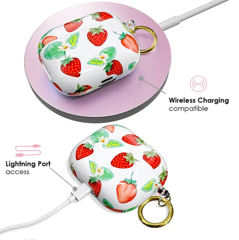 Strawberry Airpods Case