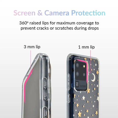 Starry Night Clear Samsung Case