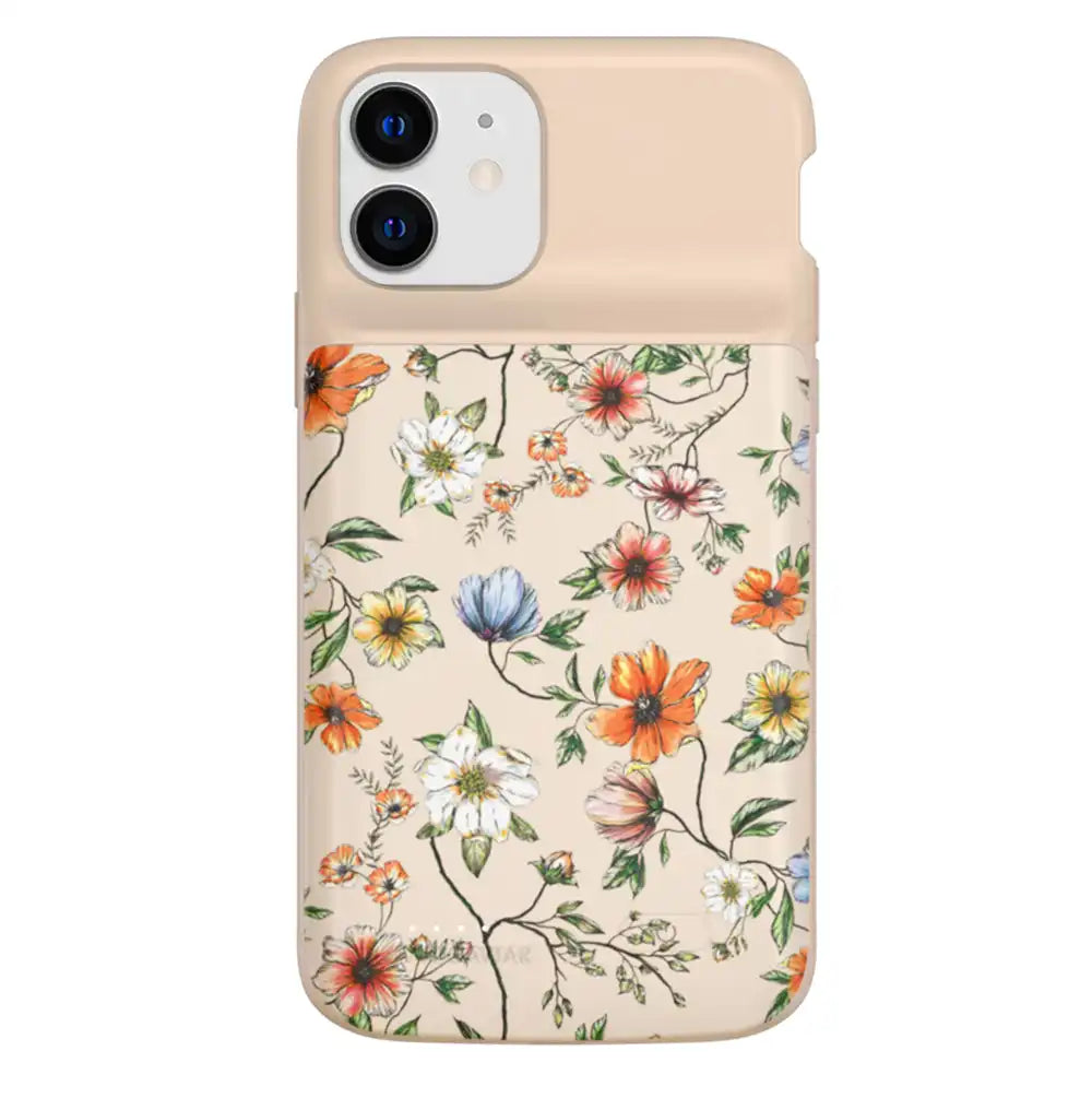 Vintage Floral iPhone Charging Case